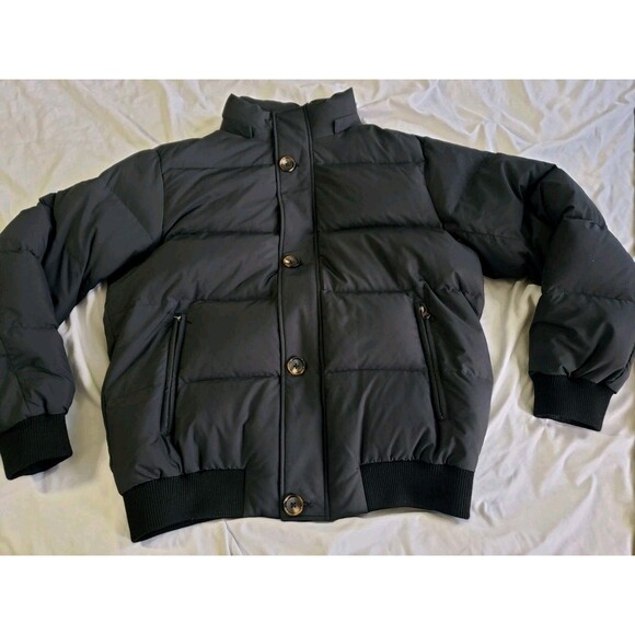 Spier & MacKay Black Short Down Feather Puffer Jacket Mens Size XL - Picture 1 of 10